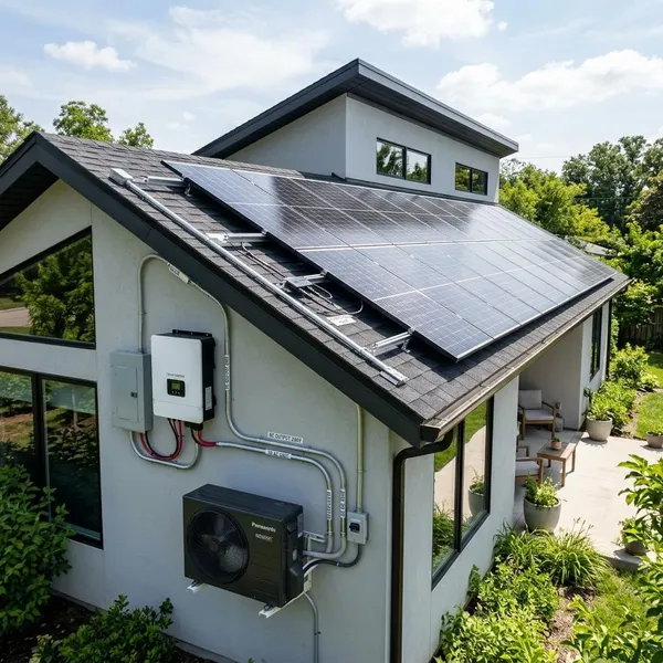 aire acondicionado con placas solares