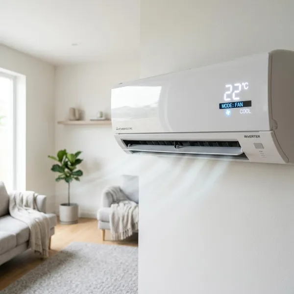 Fan o cool en aire acondicionado